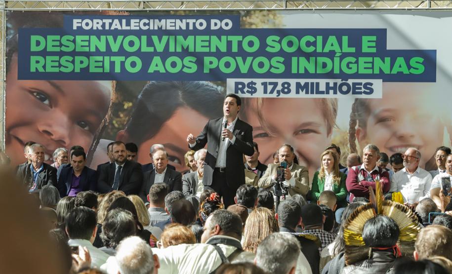 Governador anuncia Conferência Estadual dos Povos Indígenas e R$ 7 milhões para proteção social