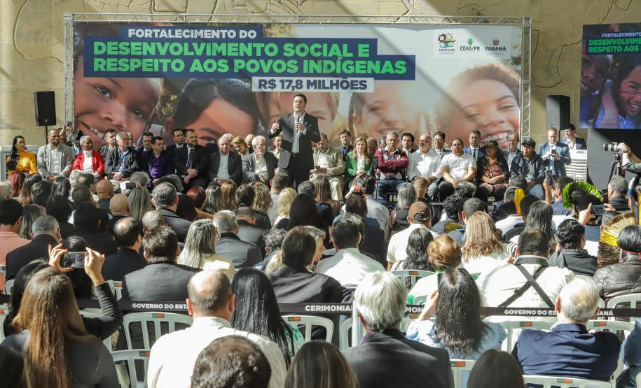 Governador anuncia Conferência Estadual dos Povos Indígenas e R$ 7 milhões para proteção social