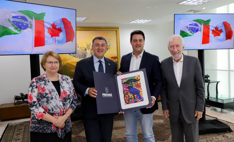 Governador recebe embaixador do Canadá no Brasil e reforça parceria em áreas estratégicas