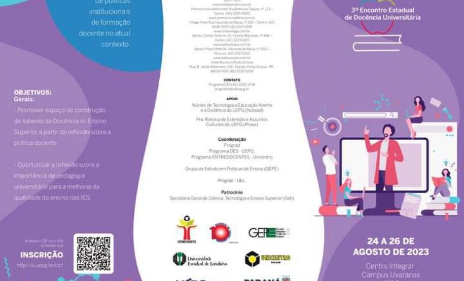 Estado abre inscrições para evento sobre formação continuada de professores