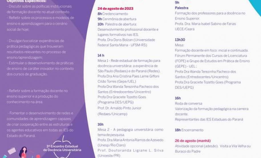 Estado abre inscrições para evento sobre formação continuada de professores