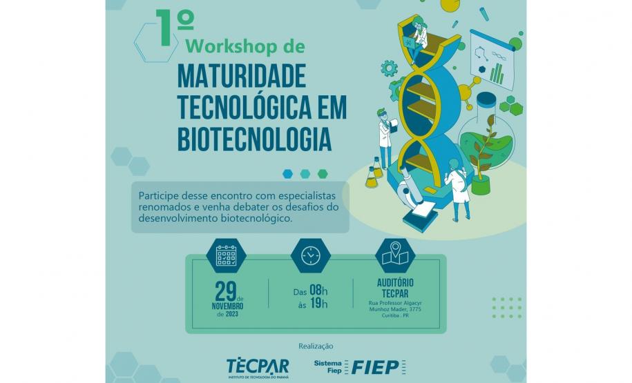 Tecpar e Fiep promovem evento sobre cenários e tendências da biotecnologia na saúde