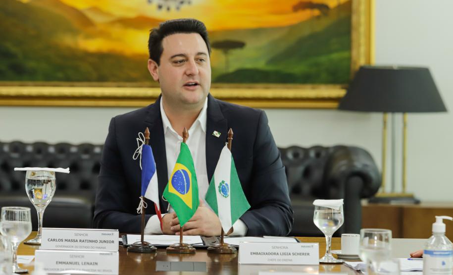 Governador e embaixador da França discutem novas parcerias em cultura e educação