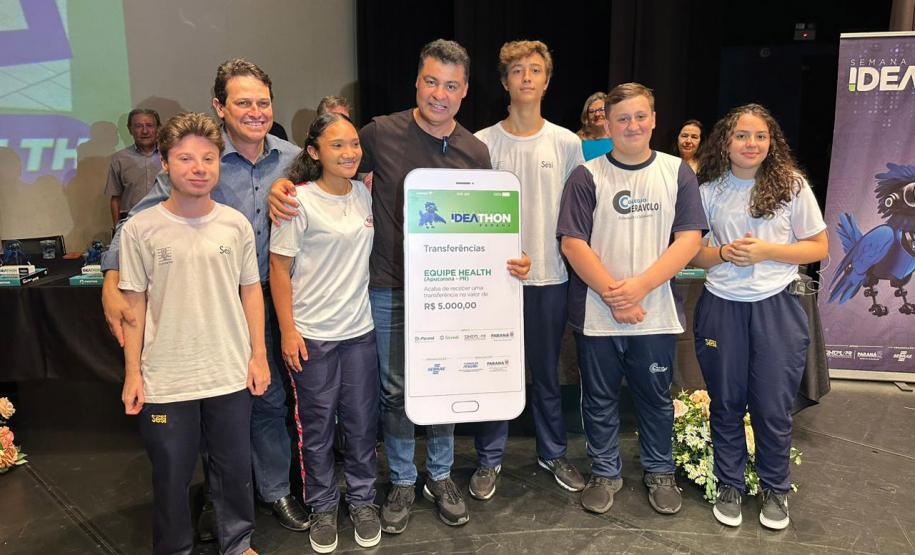 Secretaria da Inovação entrega prêmios aos vencedores do Ideathon Paraná 2023