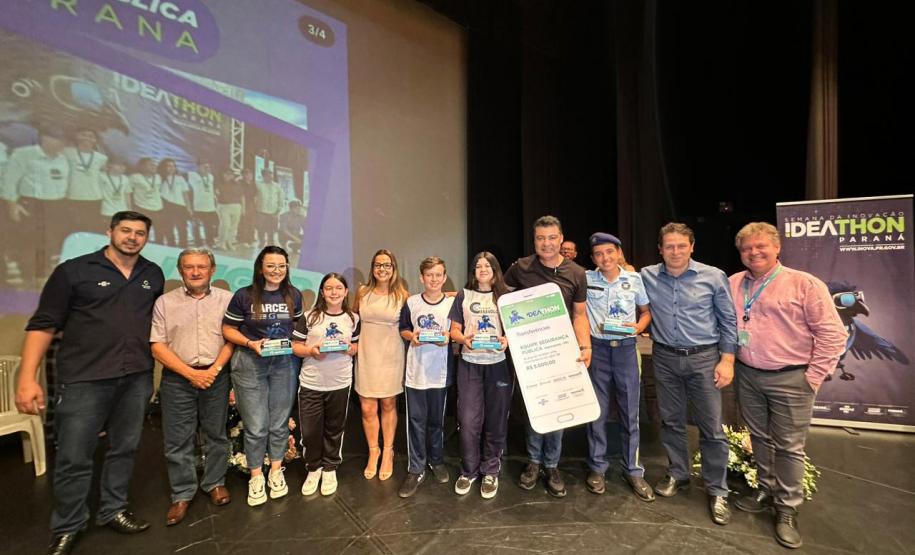 Secretaria da Inovação entrega prêmios aos vencedores do Ideathon Paraná 2023