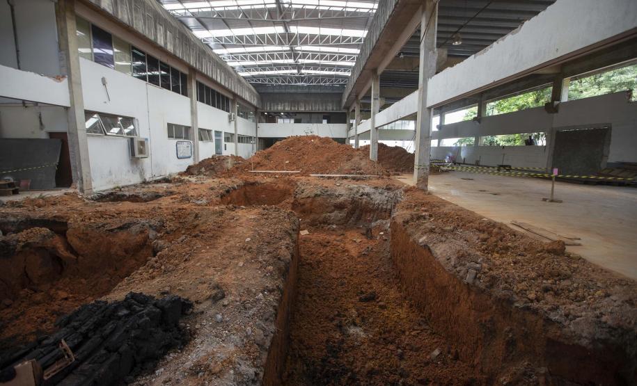 Obra do laboratório de insumos veterinários do Tecpar chega a 15% de execução
