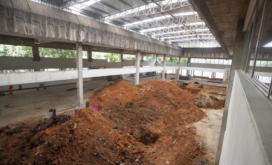 Obra do laboratório de insumos veterinários do Tecpar chega a 15% de execução