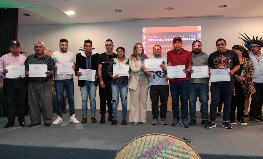 Primeiros conselheiros dos povos indígenas do Paraná são diplomados