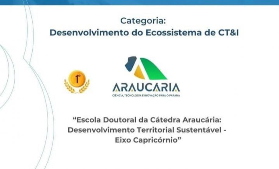 Fundação Araucária e pesquisador da UEL conquistam 1º lugar no Prêmio Confap