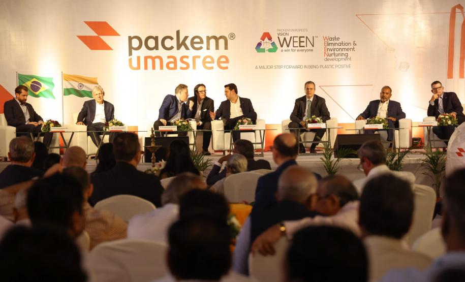 Maior recicladora de garrafas pet do Paraná inaugura fábrica de big bags na Índia