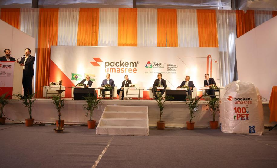 Maior recicladora de garrafas pet do Paraná inaugura fábrica de big bags na Índia