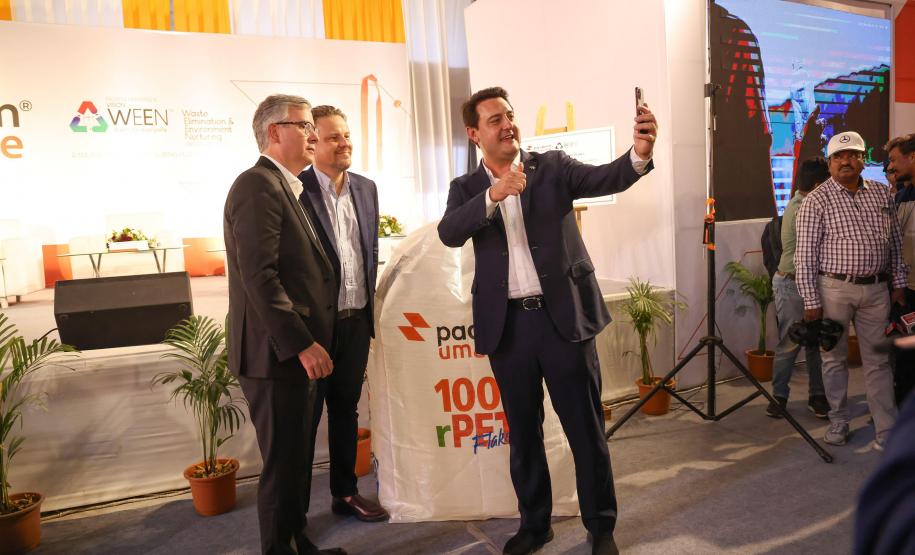 Maior recicladora de garrafas pet do Paraná inaugura fábrica de big bags na Índia