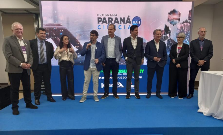 Estado anuncia R$ 9 milhões para investimentos em ciência durante o Summit Iguassu Valley