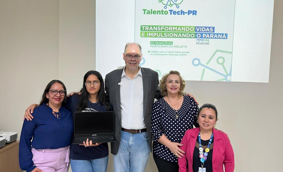 Municípios das regiões Norte e Norte Pioneiro recebem notebooks do Talento Tech