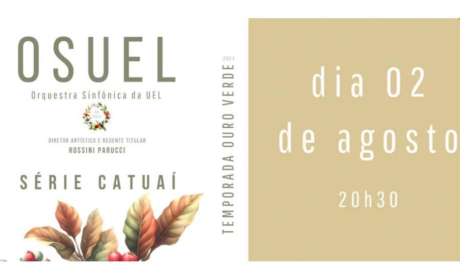 Osuel terá Beethoven sob regência do maestro Fábio Mechetti em agosto