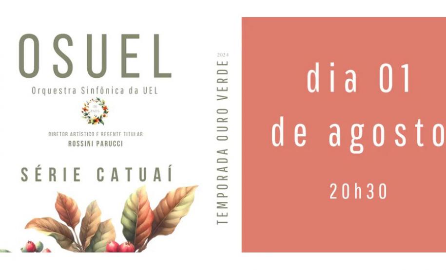 Osuel terá Beethoven sob regência do maestro Fábio Mechetti em agosto