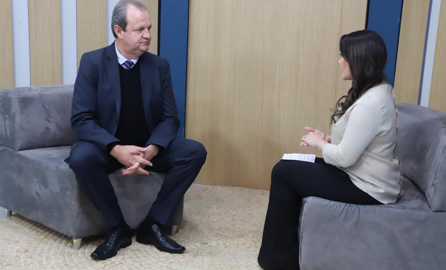 Secretário detalha avanço da ciência e tecnologia em entrevista à TV Paraná Turismo