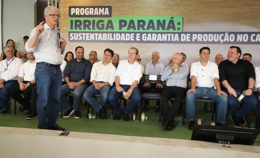 Governador lança programa de irrigação no campo com juros subsidiados pelo Estado