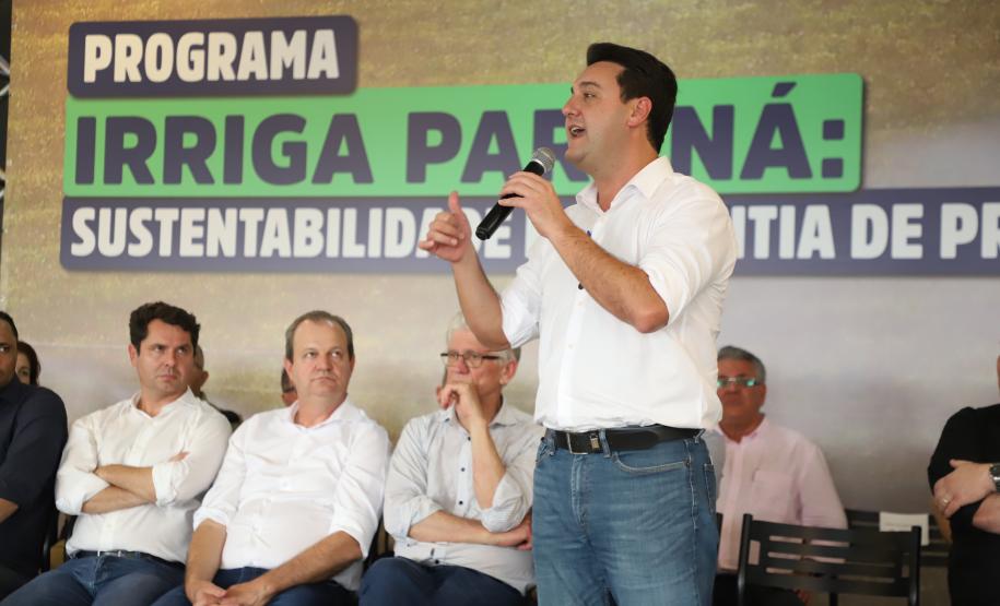 Governador lança programa de irrigação no campo com juros subsidiados pelo Estado