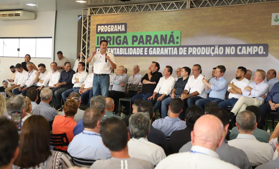 Governador lança programa de irrigação no campo com juros subsidiados pelo Estado