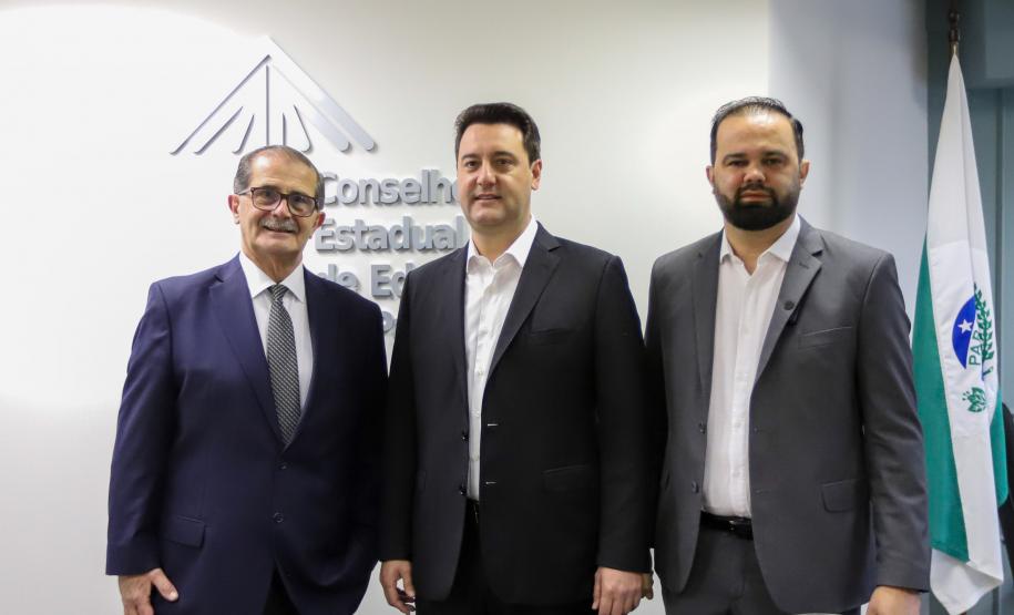 O governador Carlos Massa Ratinho Junior participa nesta terca-feira (17) da Inauguração da nova sede do CEE-PR (Conselho Estadual de Educação do Paraná)