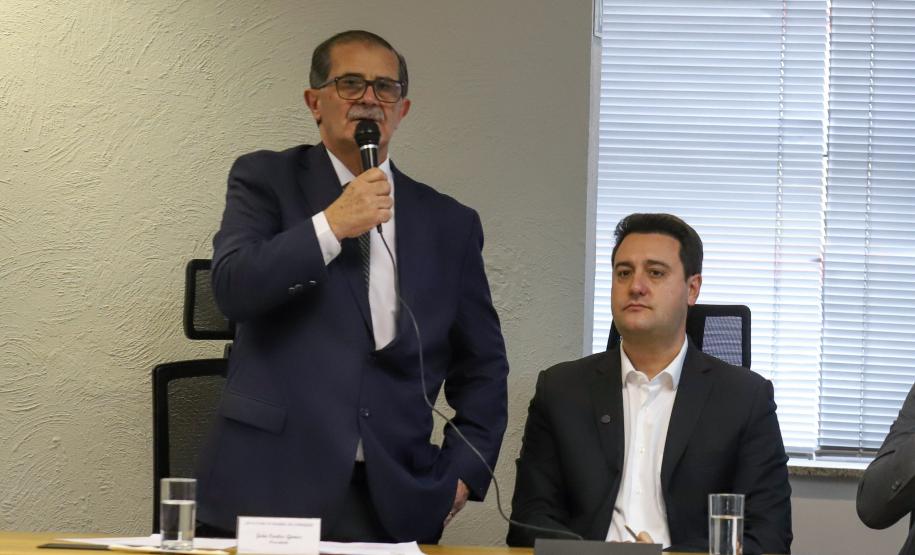 O governador Carlos Massa Ratinho Junior participa nesta terca-feira (17) da Inauguração da nova sede do CEE-PR (Conselho Estadual de Educação do Paraná)