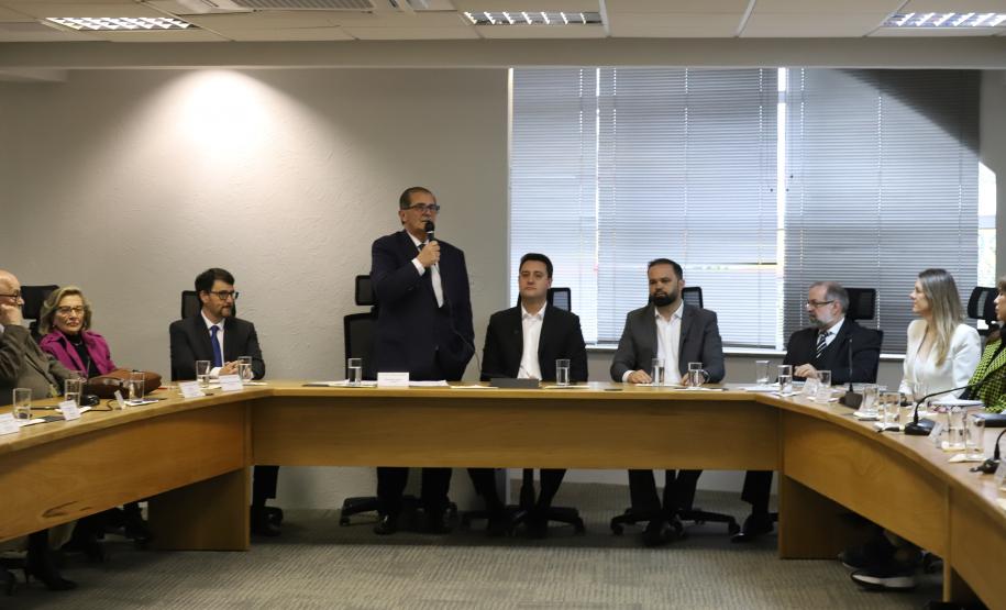 O governador Carlos Massa Ratinho Junior participa nesta terca-feira (17) da Inauguração da nova sede do CEE-PR (Conselho Estadual de Educação do Paraná)