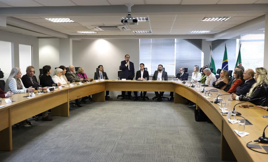 O governador Carlos Massa Ratinho Junior participa nesta terca-feira (17) da Inauguração da nova sede do CEE-PR (Conselho Estadual de Educação do Paraná)