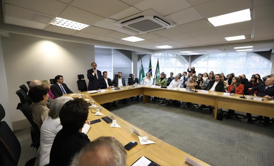 O governador Carlos Massa Ratinho Junior participa nesta terca-feira (17) da Inauguração da nova sede do CEE-PR (Conselho Estadual de Educação do Paraná)