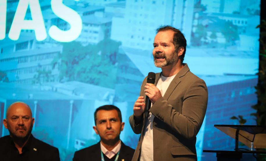 O governador Carlos Massa Ratinho Junior participa nesta quarta-feira (18) do seminário sobre os Indicadores e Políticas Públicas Baseadas em Evidências, no auditorio do Museu Oscar Niemeyer