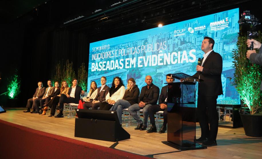 O governador Carlos Massa Ratinho Junior participa nesta quarta-feira (18) do seminário sobre os Indicadores e Políticas Públicas Baseadas em Evidências, no auditorio do Museu Oscar Niemeyer