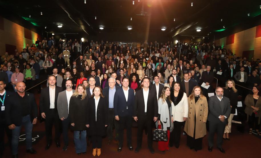 O governador Carlos Massa Ratinho Junior participa nesta quarta-feira (18) do seminário sobre os Indicadores e Políticas Públicas Baseadas em Evidências, no auditorio do Museu Oscar Niemeyer