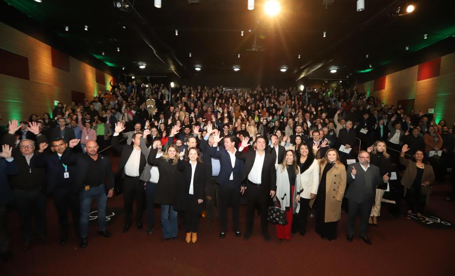 O governador Carlos Massa Ratinho Junior participa nesta quarta-feira (18) do seminário sobre os Indicadores e Políticas Públicas Baseadas em Evidências, no auditorio do Museu Oscar Niemeyer