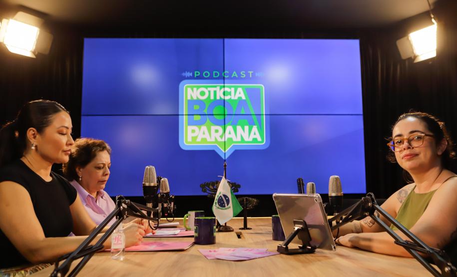 Ações do Paraná Rosa são destaques do podcast Notícia Boa Paraná
