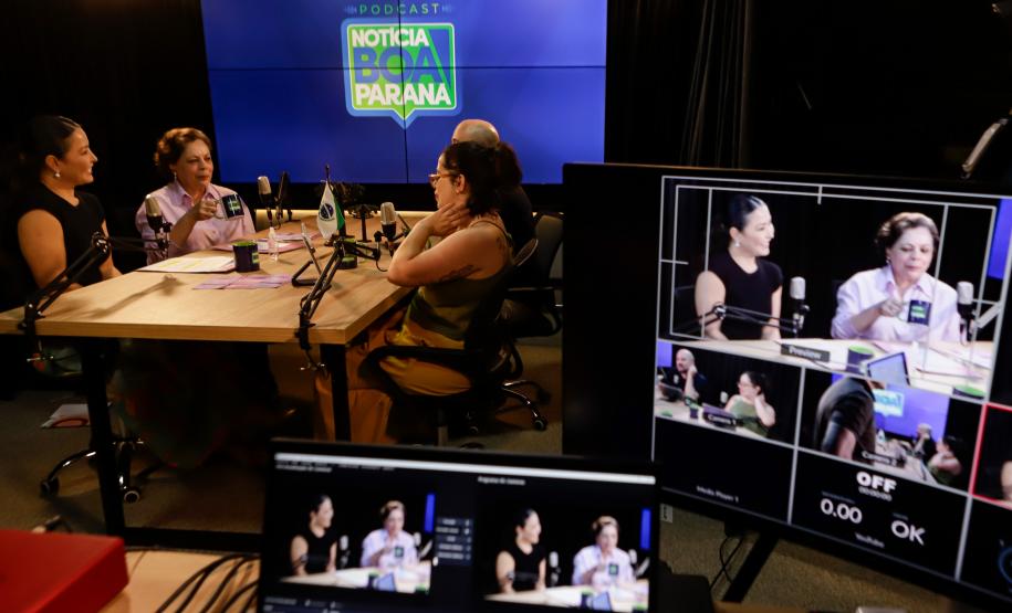 Ações do Paraná Rosa são destaques do podcast Notícia Boa Paraná