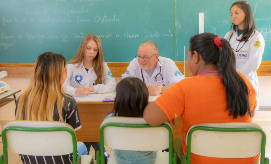 UEPG leva serviços de saúde e atendimentos para aldeia indígena em Ortigueira