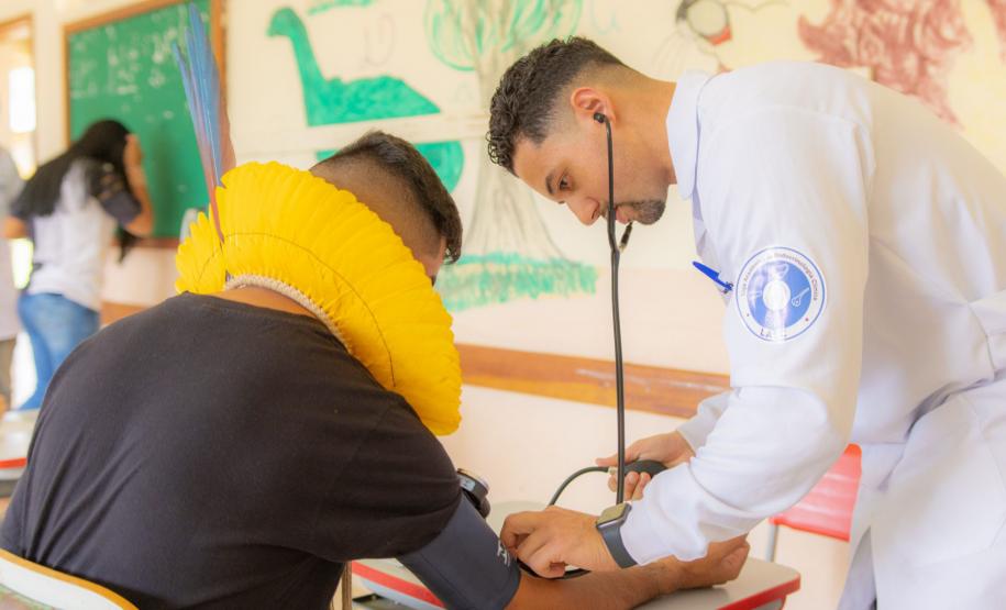 UEPG leva serviços de saúde e atendimentos para aldeia indígena em Ortigueira