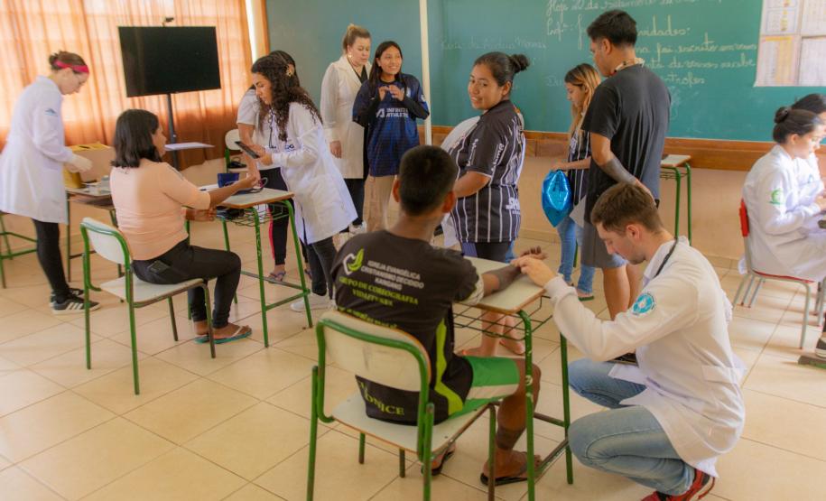 UEPG leva serviços de saúde e atendimentos para aldeia indígena em Ortigueira