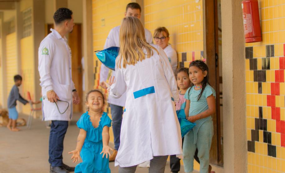 UEPG leva serviços de saúde e atendimentos para aldeia indígena em Ortigueira