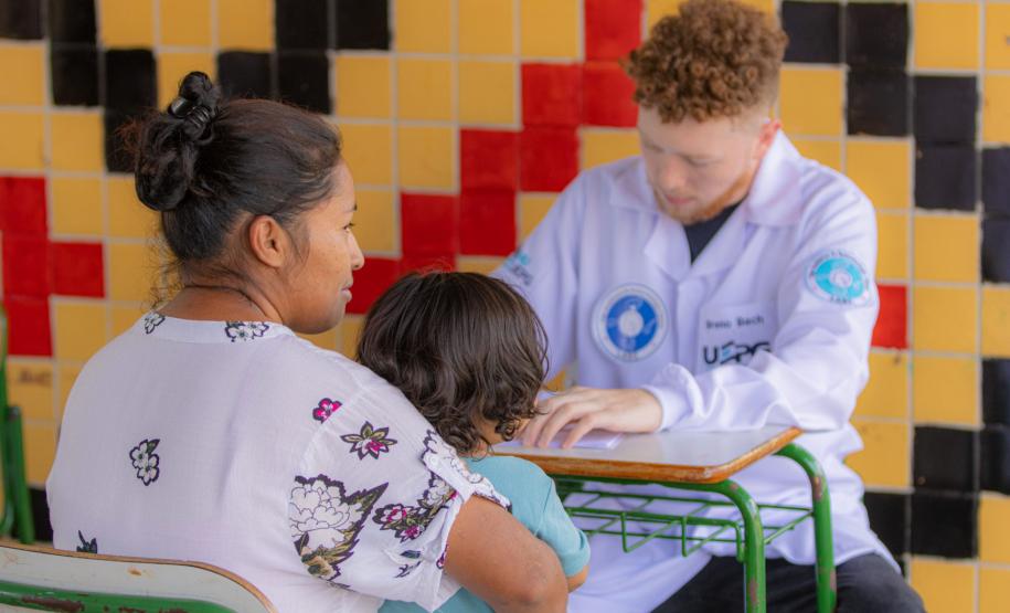 UEPG leva serviços de saúde e atendimentos para aldeia indígena em Ortigueira