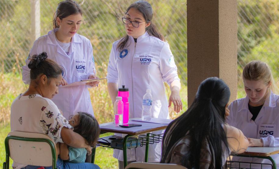 UEPG leva serviços de saúde e atendimentos para aldeia indígena em Ortigueira