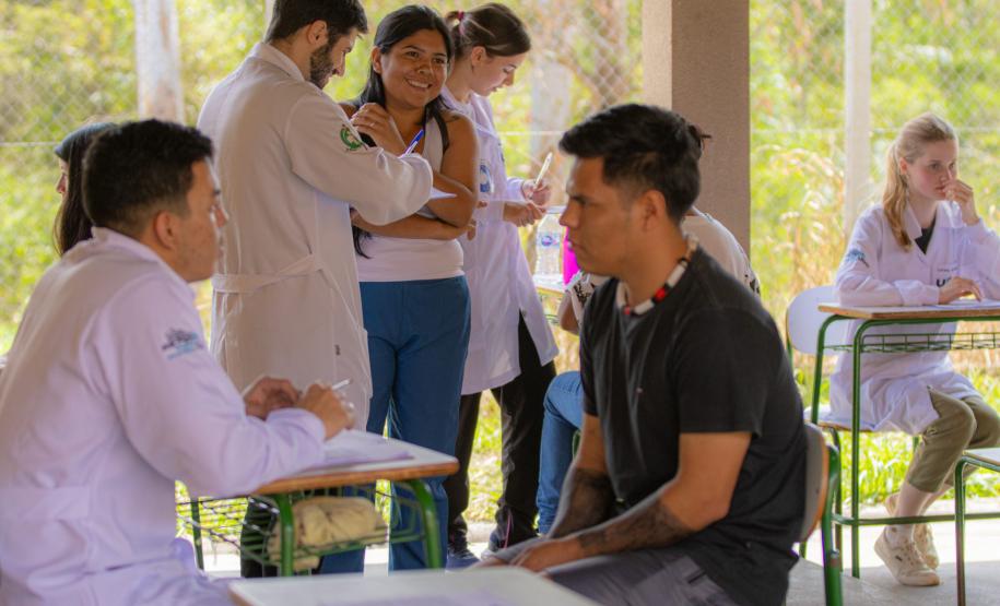 UEPG leva serviços de saúde e atendimentos para aldeia indígena em Ortigueira