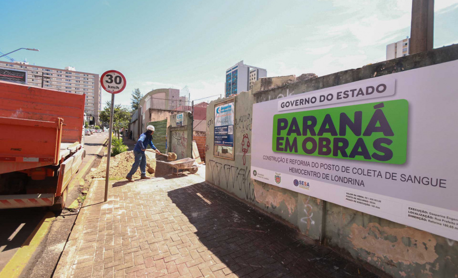 UEL inicia reforma de prédio para descentralizar captação do Hemocentro Regional