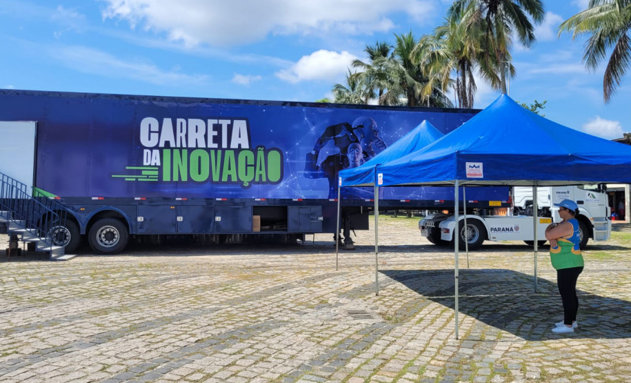 Carreta da Inovação chega em Paranaguá nesta quarta-feira