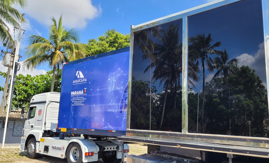 Carreta da Inovação chega em Paranaguá nesta quarta-feira