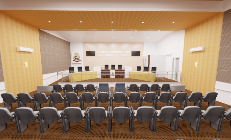 Estado entrega projeto da sede do Legislativo de São Pedro do Iguaçu