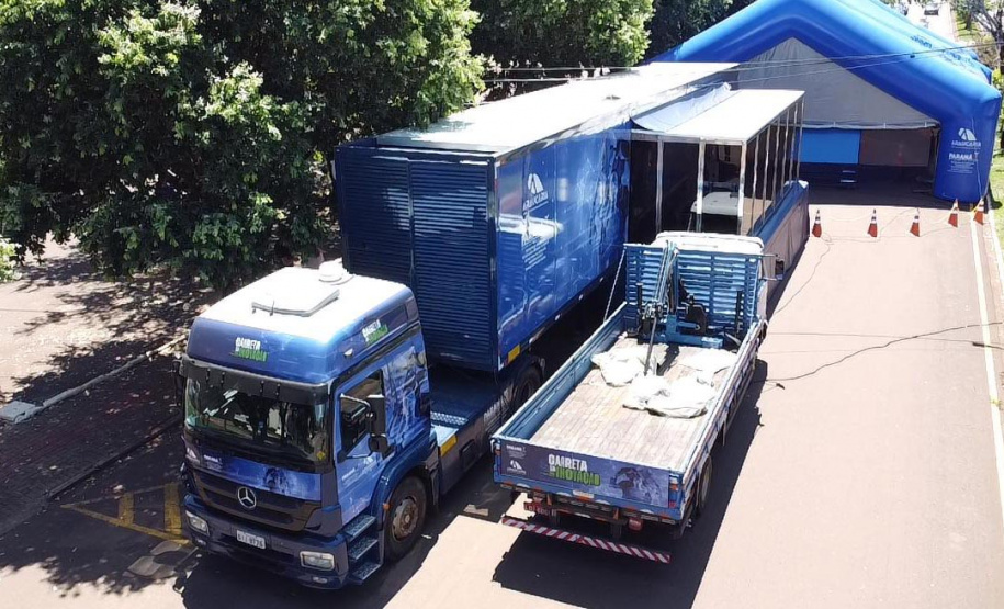 Carreta da Inovação leva ações para moradores de Cianorte e São Mateus do Sul