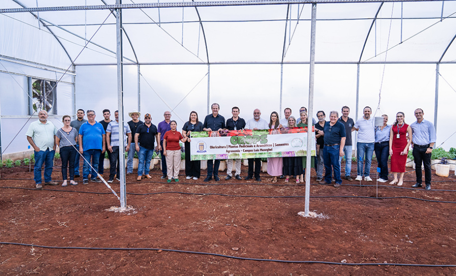 Nova estufa climatizada da UENP traz ganho acadêmico e ajuda pequenos produtores