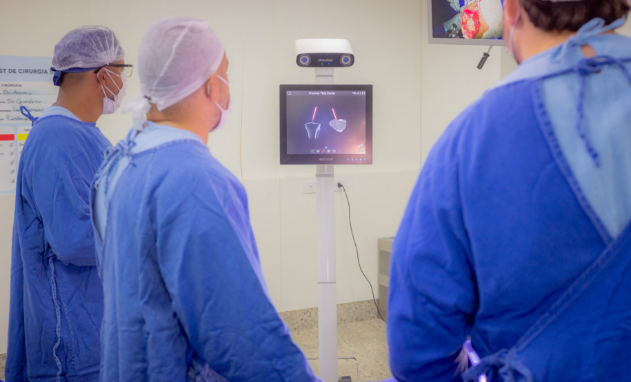 Com navegador cirúrgico, HU-UEPG ganha mais tecnologia para cirurgias ortopédicas