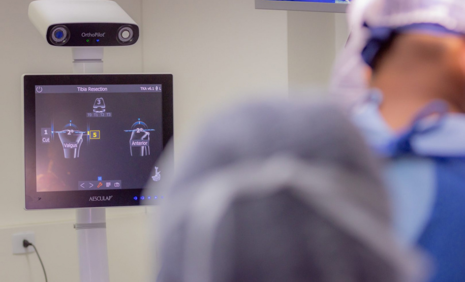 Com navegador cirúrgico, HU-UEPG ganha mais tecnologia para cirurgias ortopédicas